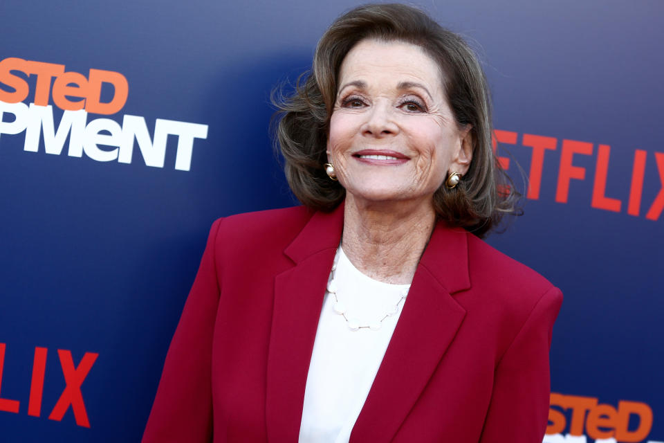 LOS ANGELES, CA - MAY 17:  Jessica Walter attends the premiere of Netflix's 'Arrested Development' Season 5 at Netflix FYSee Theater on May 17, 2018 in Los Angeles, California.  (Photo by Rich Fury/Getty Images)