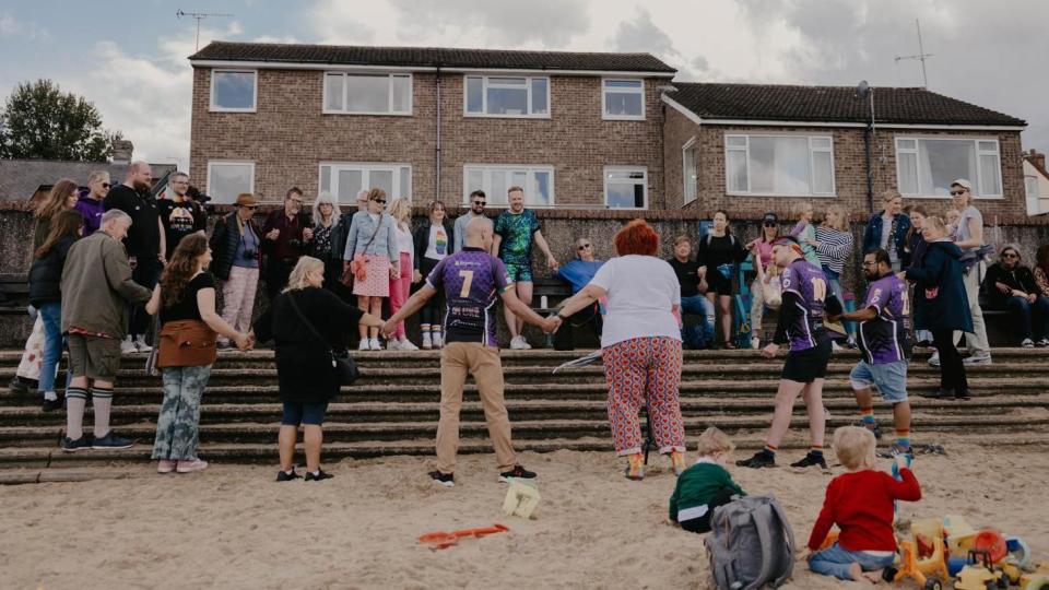 Beach blessing