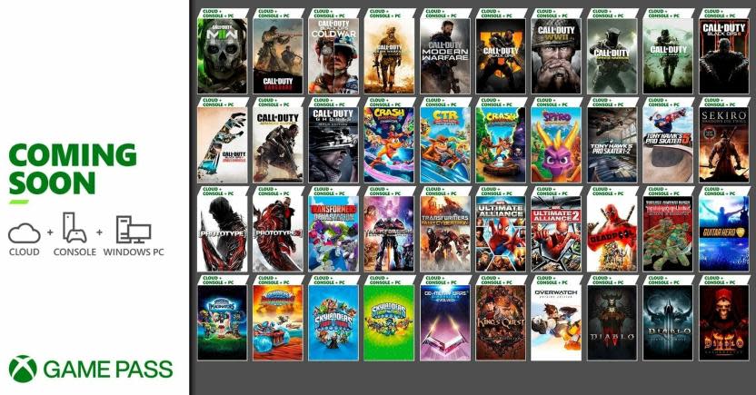 Fans esperan muchos juegos de Activision Blizzard en Xbox Game Pass