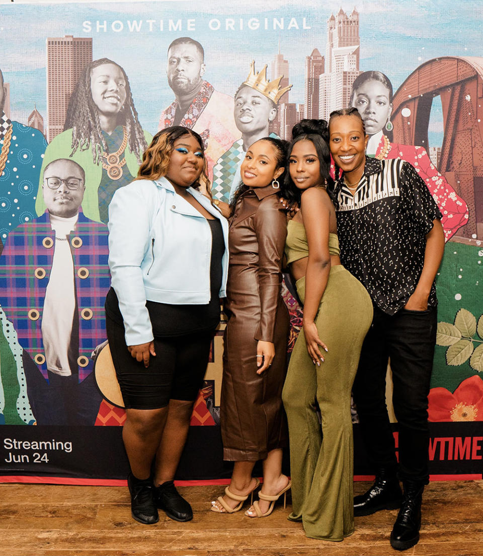 Hillman Grad X Showtime hosted an intimate influencer screening, fireside cast chat, and reception in Chicago for ‘The Chi.’ - Credit: Courtesy of ambercita