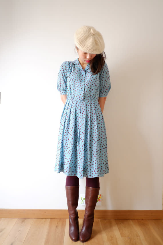 Pale Blue Spring Dress