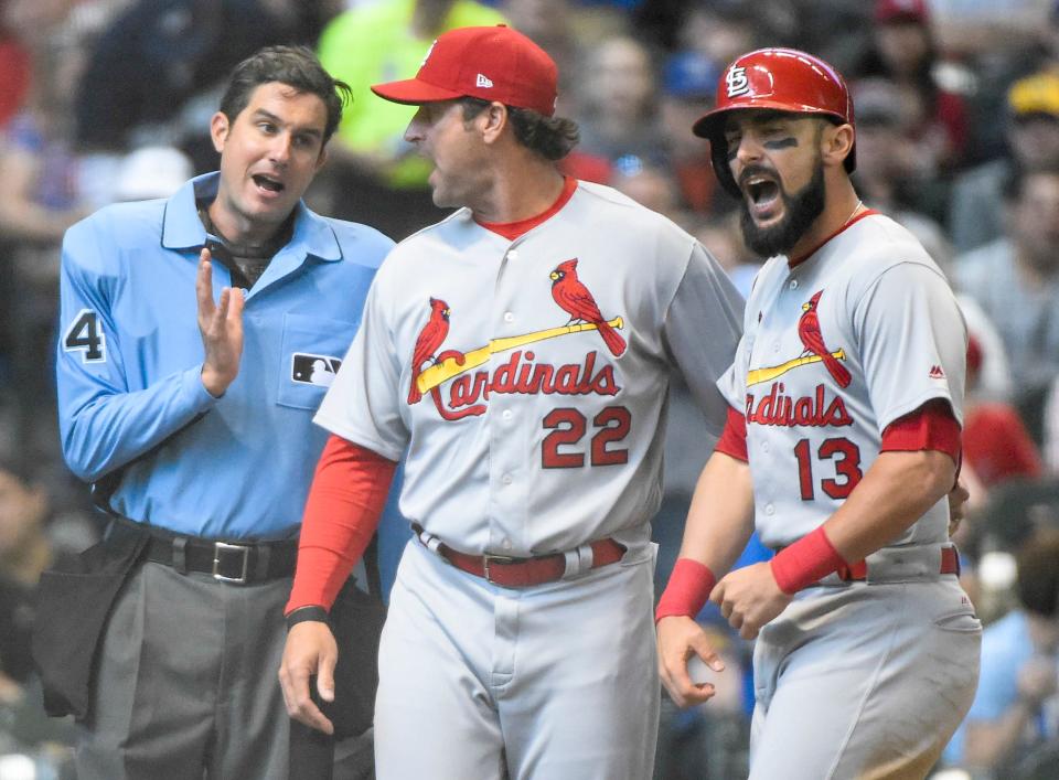 The St. Louis Cardinals were 47-46 when they fired manager Mike Matheny in 2018.