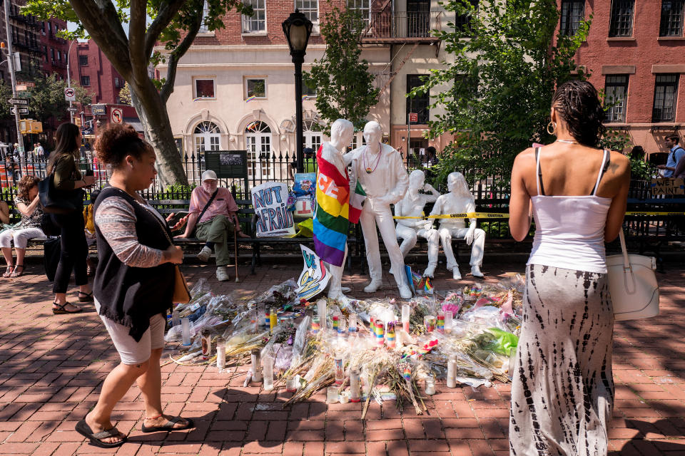 In 2016, former President Barack Obama designed&nbsp;the Stonewall Inn and its environs as the country&rsquo;s first national monument to LGBTQ rights.&nbsp; (Photo: Drew Angerer via Getty Images)
