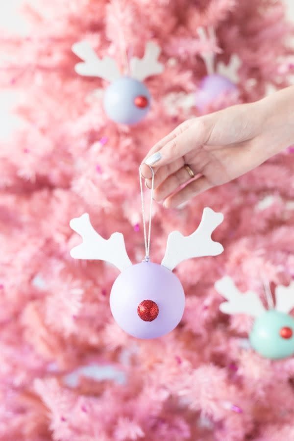 36) Rudolph Ornaments