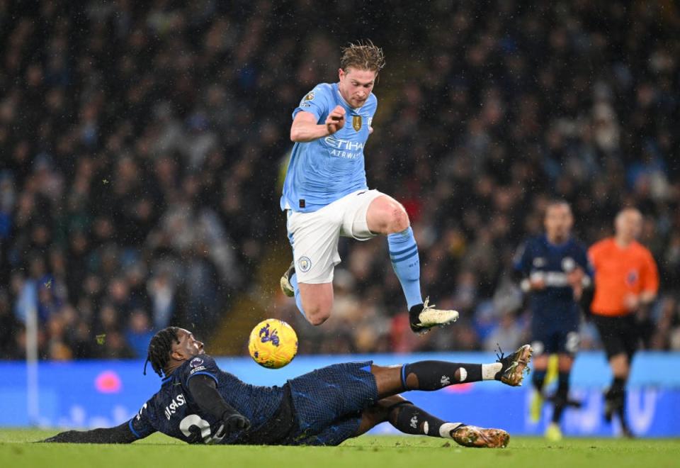 City lacked control and De Bruyne and Haaland were unable to combine in attack (Getty Images)