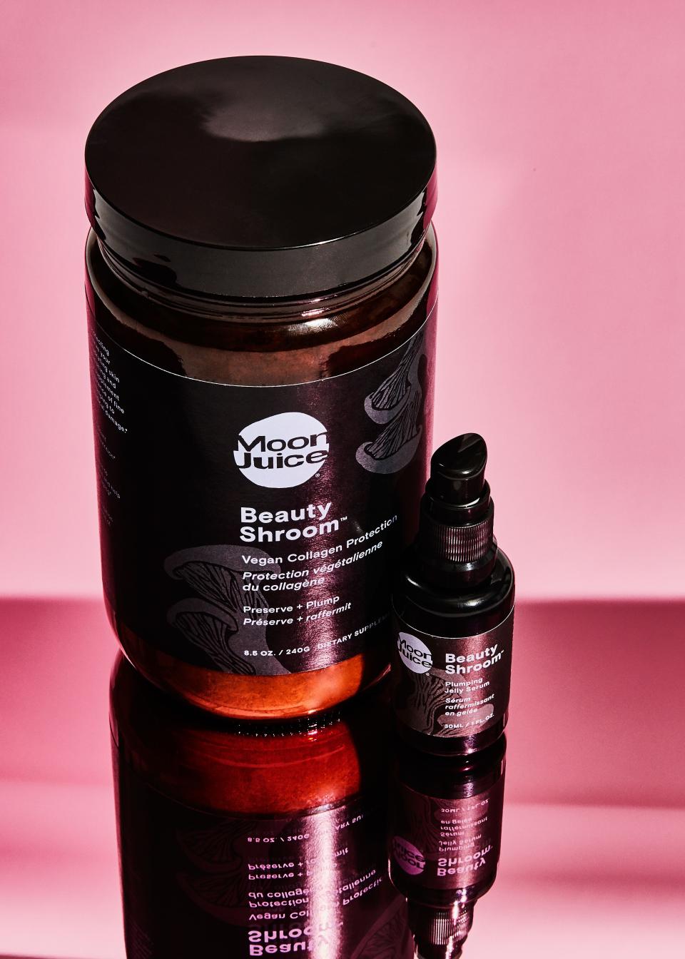 Moon Juice's vegan collagen protection and plumping jelly serum.