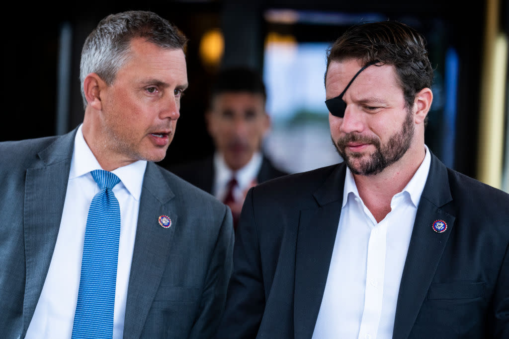 Reps. Dan Crenshaw, R-Texas, and Kelly Armstrong, R-N.D.