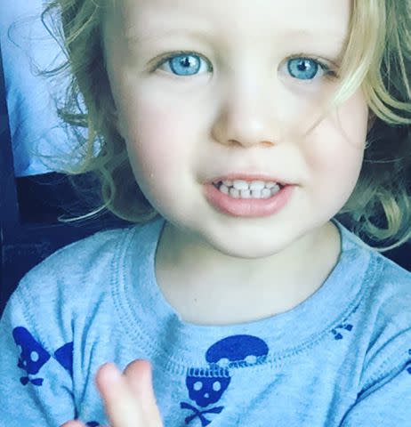 <p>Kaitlin Olson Instagram</p> Kaitlin Olson and Rob McElhenney's son Leo Grey McElhenney.