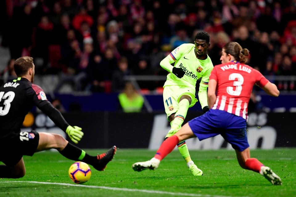 Ousmane Dembele arrives late to rescue Barcelona and make a point to his critics