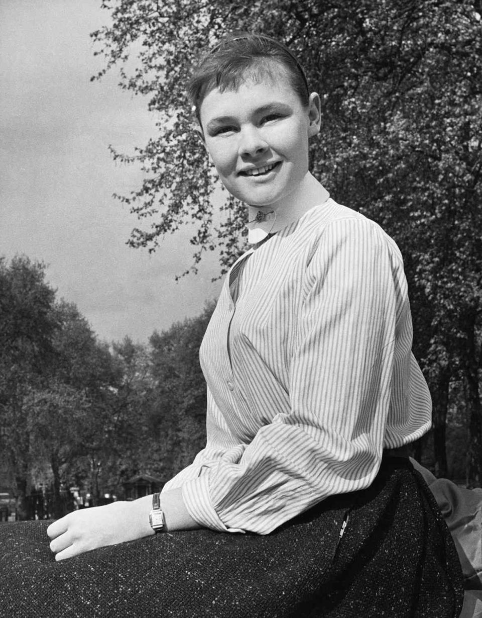 Judi Dench in 1957