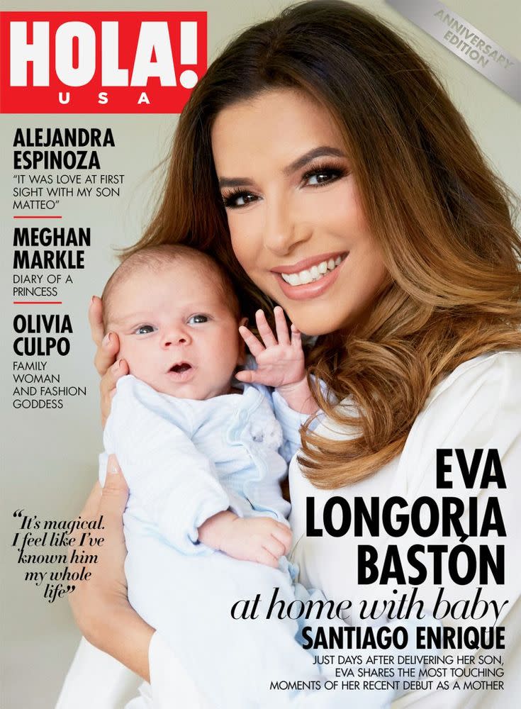 Eva Longoria and son Santiago for <em>HOLA! USA</em>