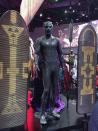 <p>The supersuit worn by T’Challa (Chadwick Boseman), freshly crowned king of Wakanda. (Photo: Marcus Errico/Yahoo Movies) </p>