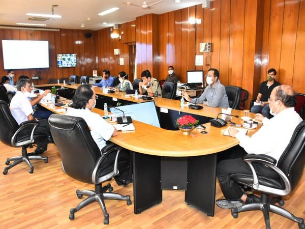Uttarakhand Chief Secretary Om Prakash held a virtual meeting regarding COVID-19 on Saturday.
