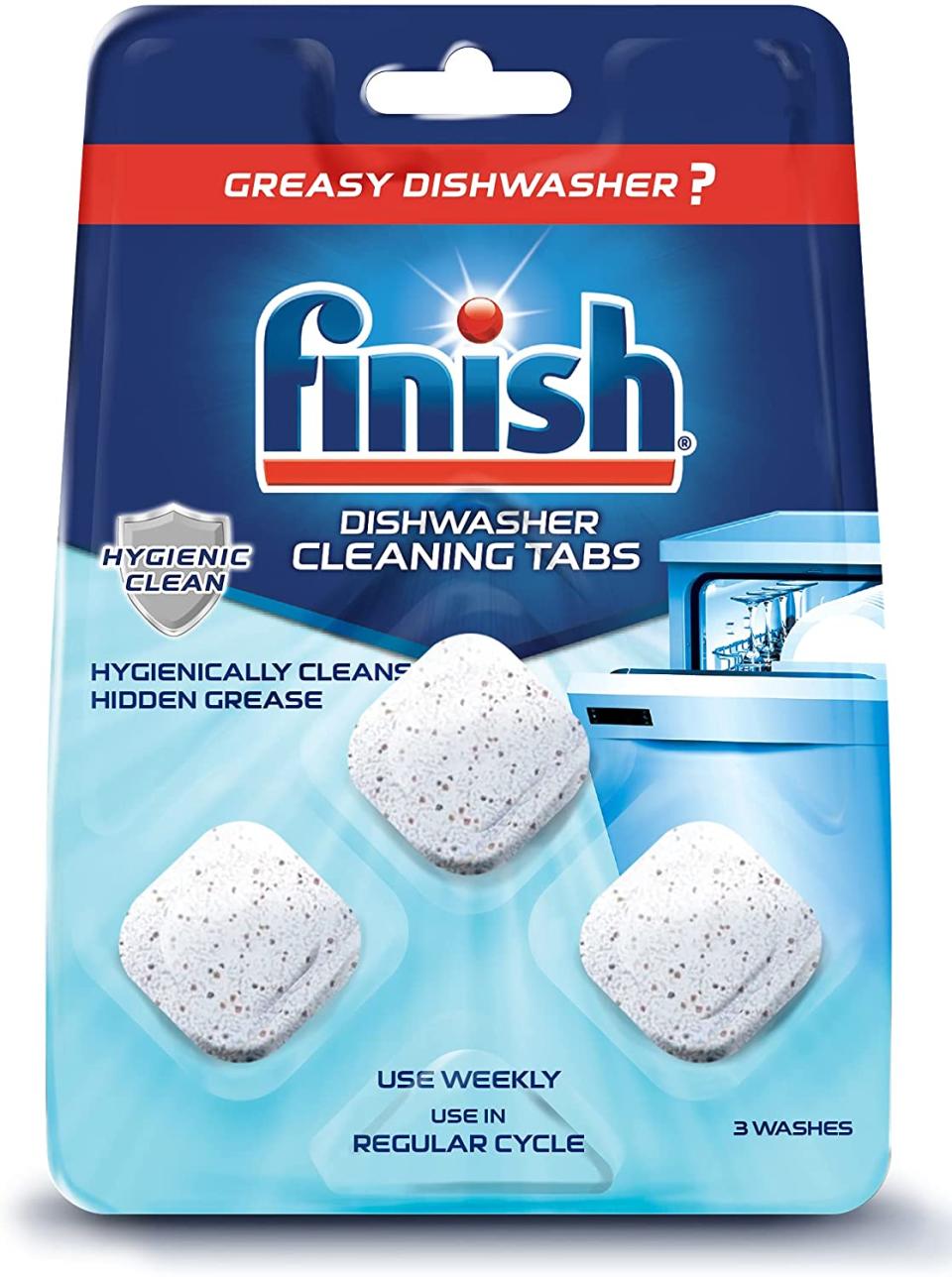 dishwasher cleaner finish in wash