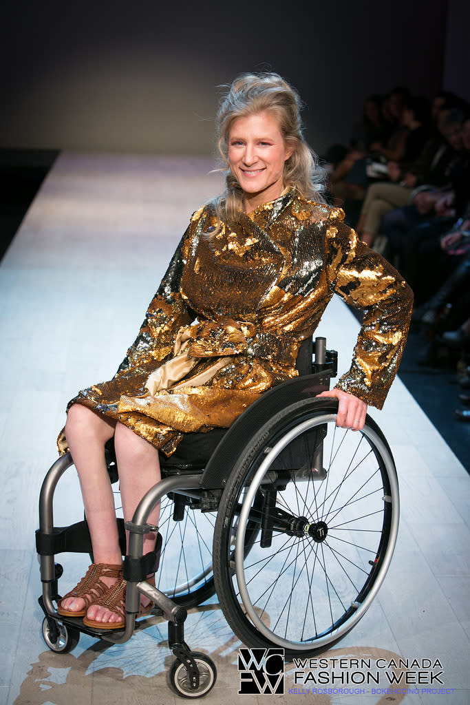 Des mannequins âgés et handicapés ont défilé sur le podium de la WCFW