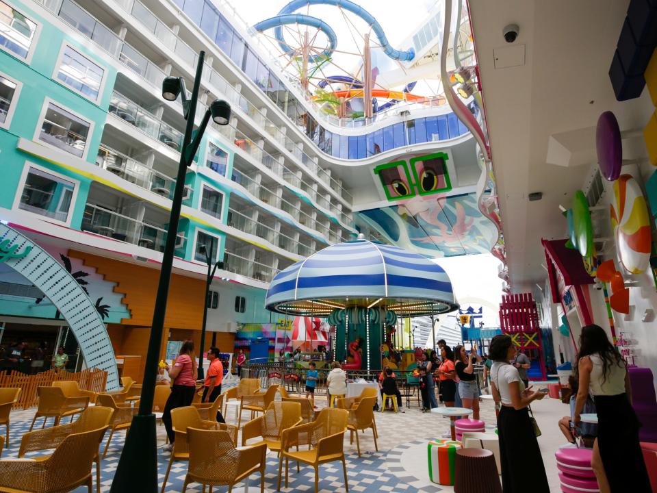 Icon of the Seas' surfside neighborhood