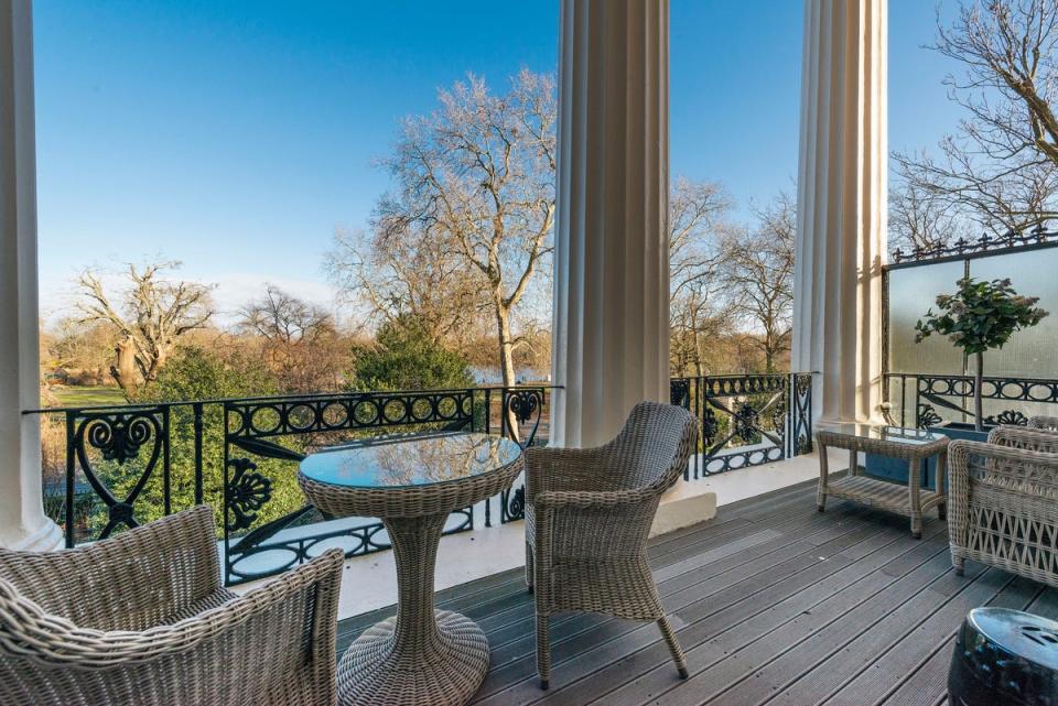 Hanover Terrace overlooks Regent’s Park boating lake (Britain’s Most Expensive Houses)