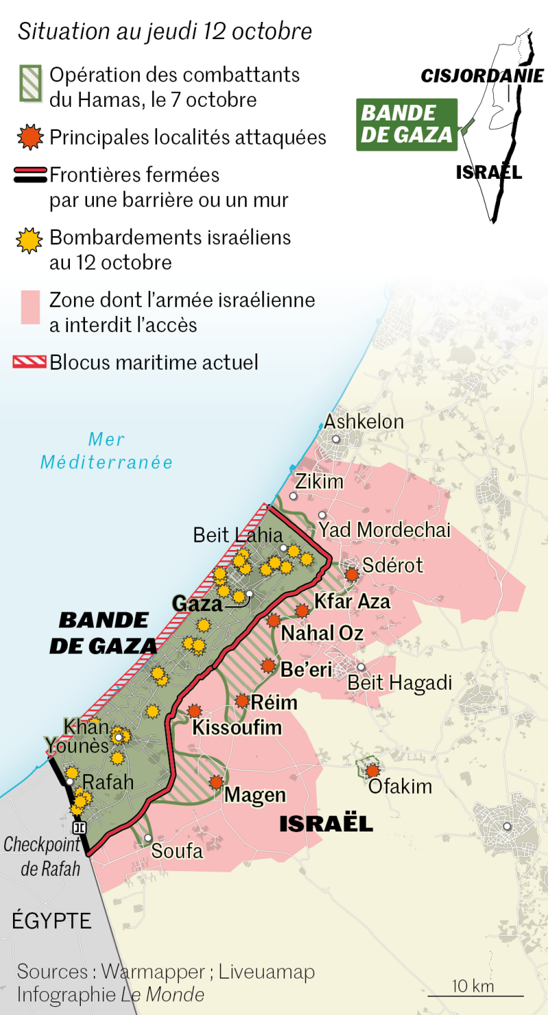 La bande de Gaza : carte, population, blocus… Nos explications en vidéo