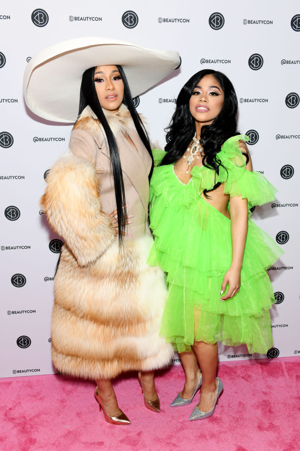 Cardi B and Hennessy Carolina attend Beautycon Festival New York 2019 at Jacob Javits Center on April 07, 2019 in New York City. (Photo by Noam Galai/Getty Images for Beautycon)