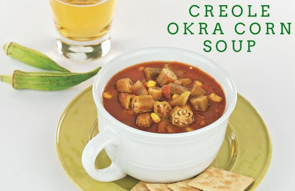 <p>Ann Oliverio</p><p>It's safe to say that the flavors of this soup and unique—and addictive. </p><p><strong>Get the Recipe: <a href="/841489/kathyhester/slow-cooker-or-stove-top-creole-okra-corn-soup-recipe/" data-ylk="slk:Crock Pot Creole Okra Corn Soup Recipe;elm:context_link;itc:0;sec:content-canvas" class="link ">Crock Pot Creole Okra Corn Soup Recipe</a></strong></p>