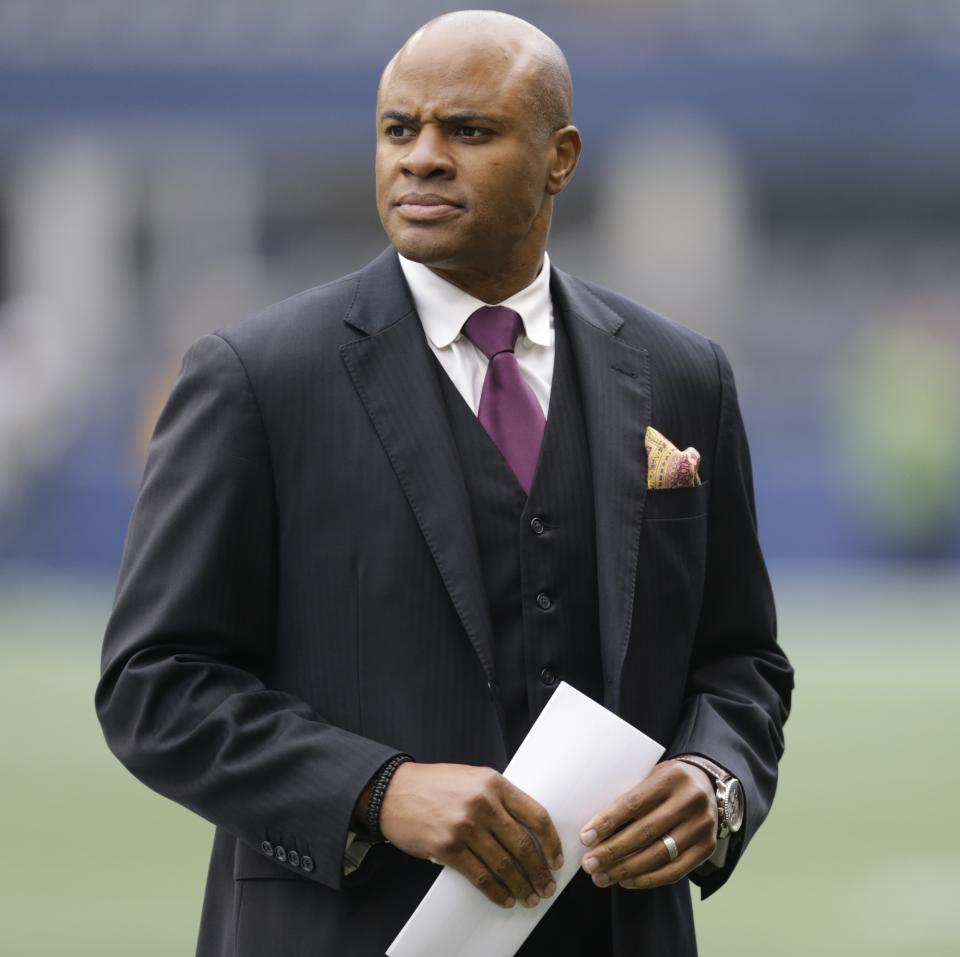 Houston Texans general manager Rick Smith announced on Sunday that he is taking an immediate leave of absence to care for his wife, Tiffany, as she battles breast cancer. (AP)