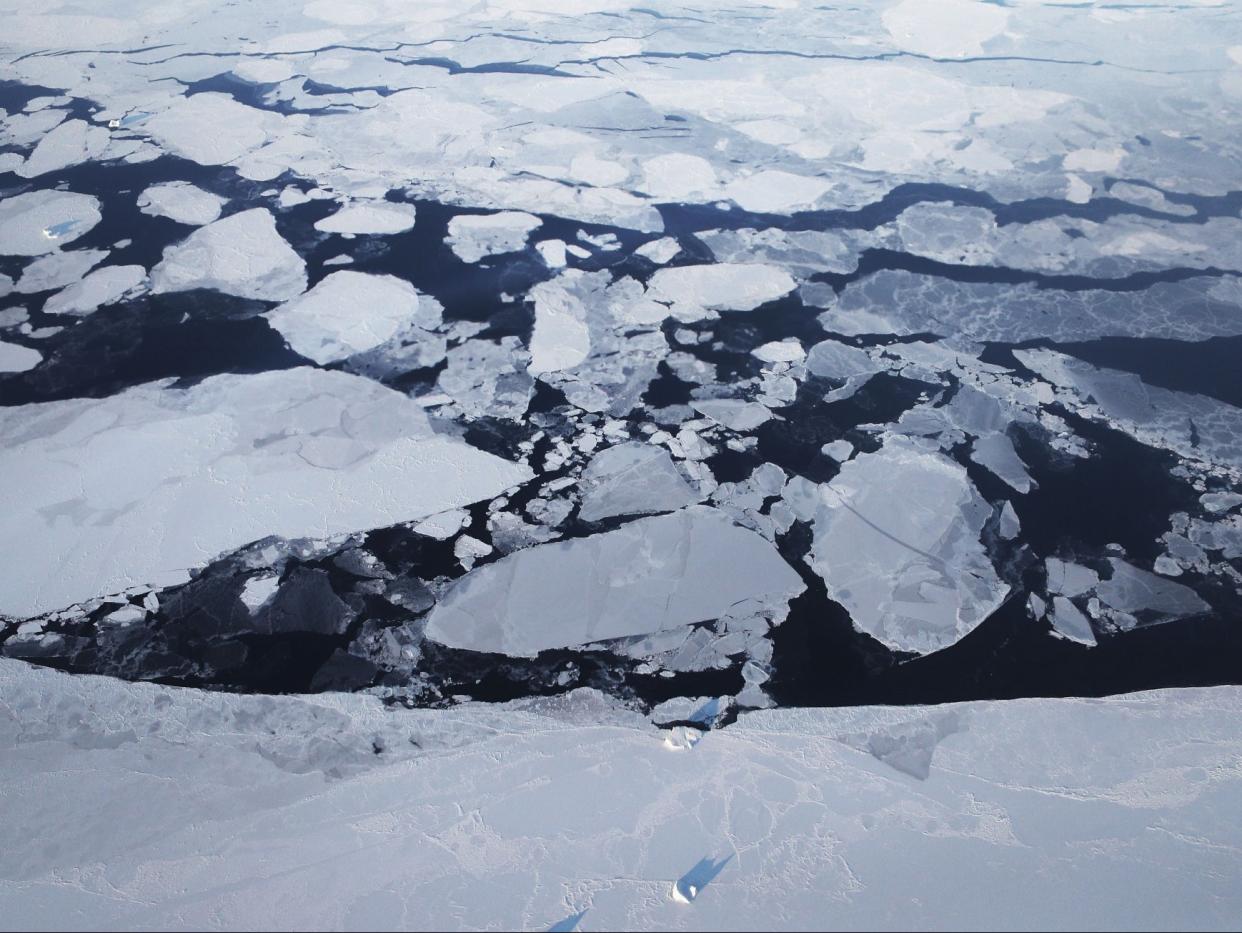 Computer models project the summer sea ice will regularly be below 1 million sq km later this century (Getty)