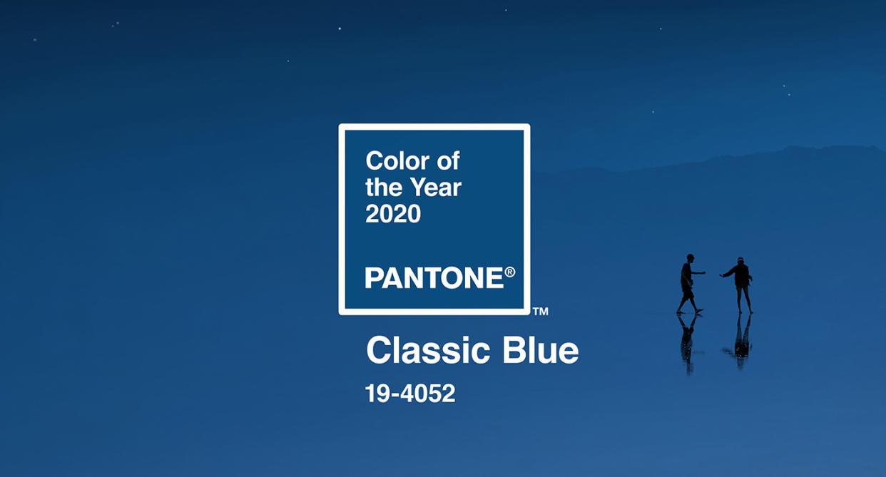 Pantone: The Colour Institute has announced Classic Blue as its Colour of the Year. [Photo: Pantone]