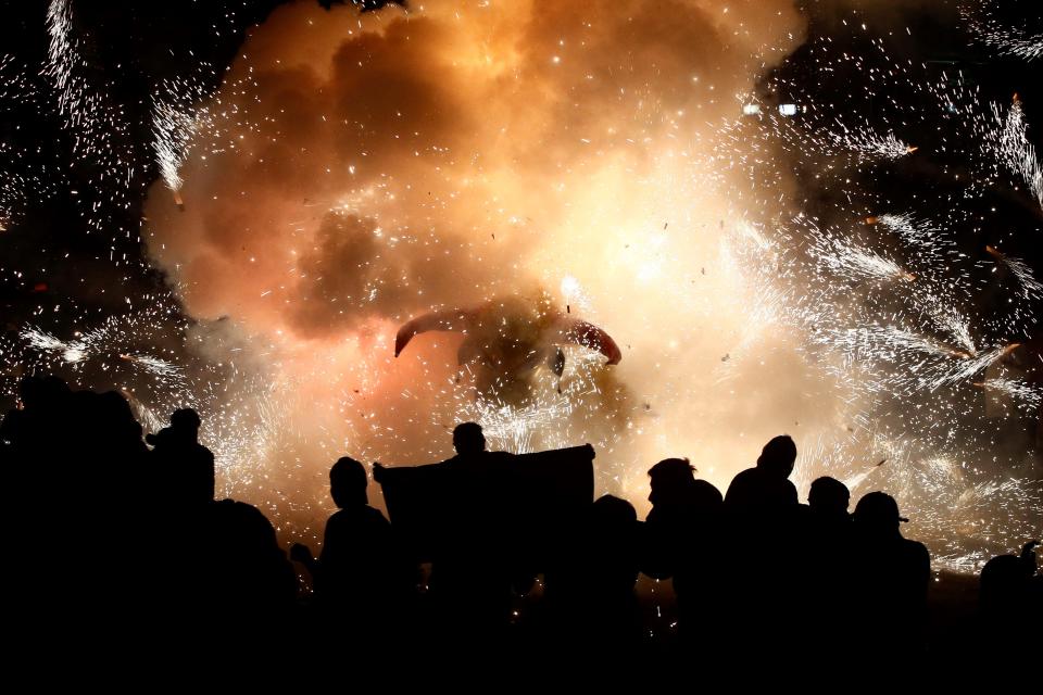 FOTOS: Tultepec, el lugar de México de los toros en llamas