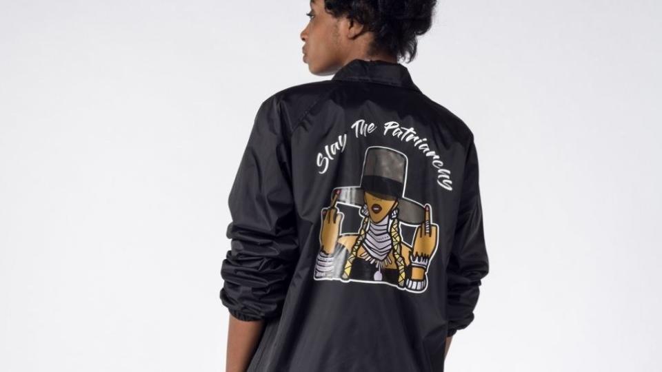 WildFang Slay the Patriarchy Coaches Jacket