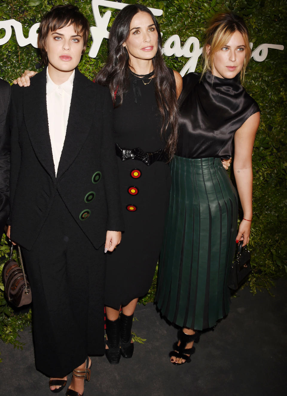 Scout Willis, Demi Moore, and Tallulah Willis, September 2015