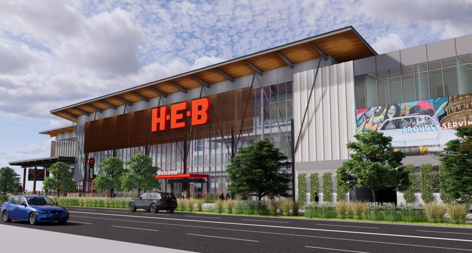 Earlier this year, H-E-B began the demolition and rebuilding of its store at South Congress Avenue and Oltorf Street. The San Antonio-based grocer has estimated that the new three-level, 145,000-square-foot store will take two years to complete.