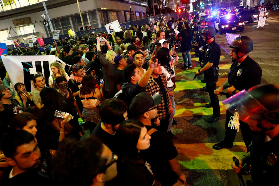 Protests after Donald Trump’s victory