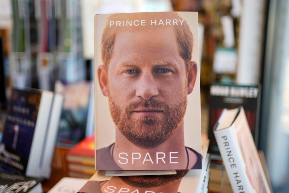 Prince Harry’s book Spare has been a huge success for the royal (Copyright 2023 The Associated Press. All rights reserved.)