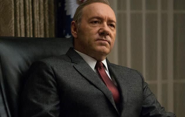 House of Cards production has been officially suspended by the Netflix. Source: Netflix
