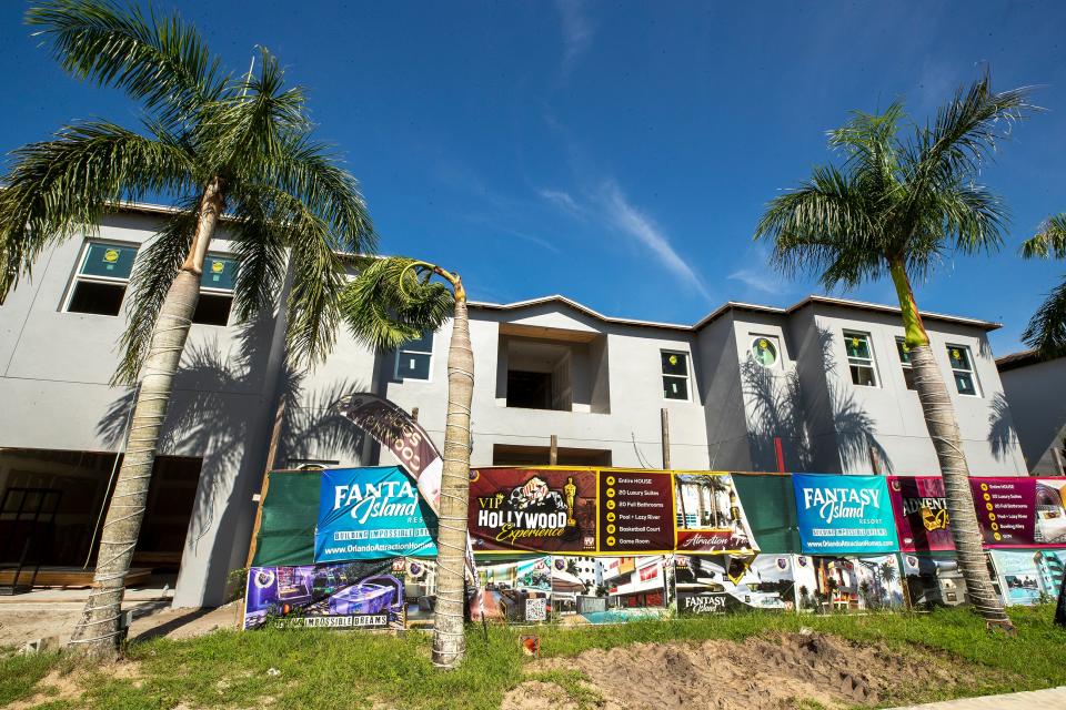 Emmanuel Mohammed an immigrant from Ghana is building a multi-million dollar Mars-themed home along with Moon, President Kennedy and Titanic themed homes in the Fantasy Island Resort in Davenport / Auburndale Fl. Tuesday September 5 ,2023.Ernst Peters/The Ledger