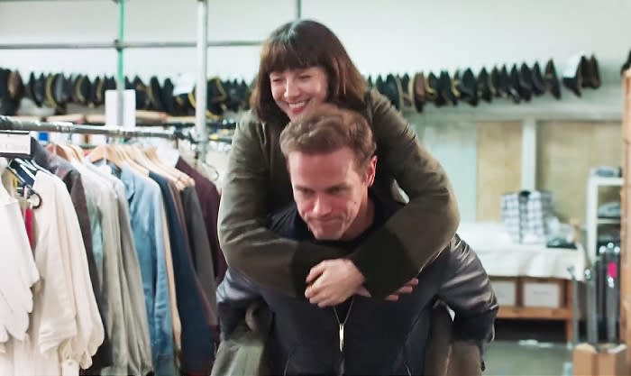 SAm Heughan y Caitríona Balfe llevan 10 años dando vida a Jamie y Claire en Outlander