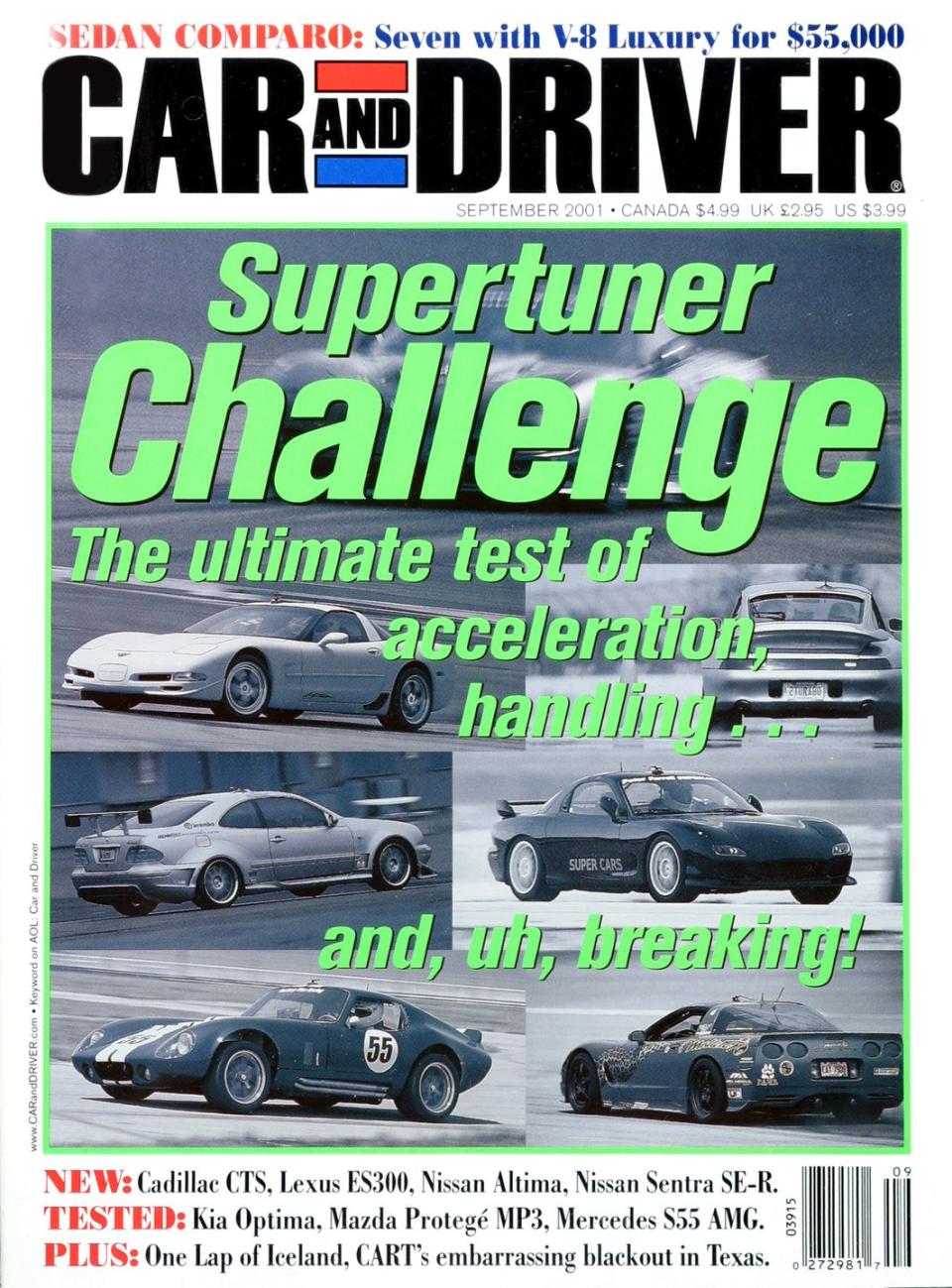 The 89 Issues of Car and Driver with a Corvette on the Cover