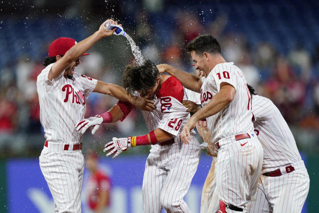 Phillies rookie Nick Maton making case to stay in lineup, perhaps in center  field.