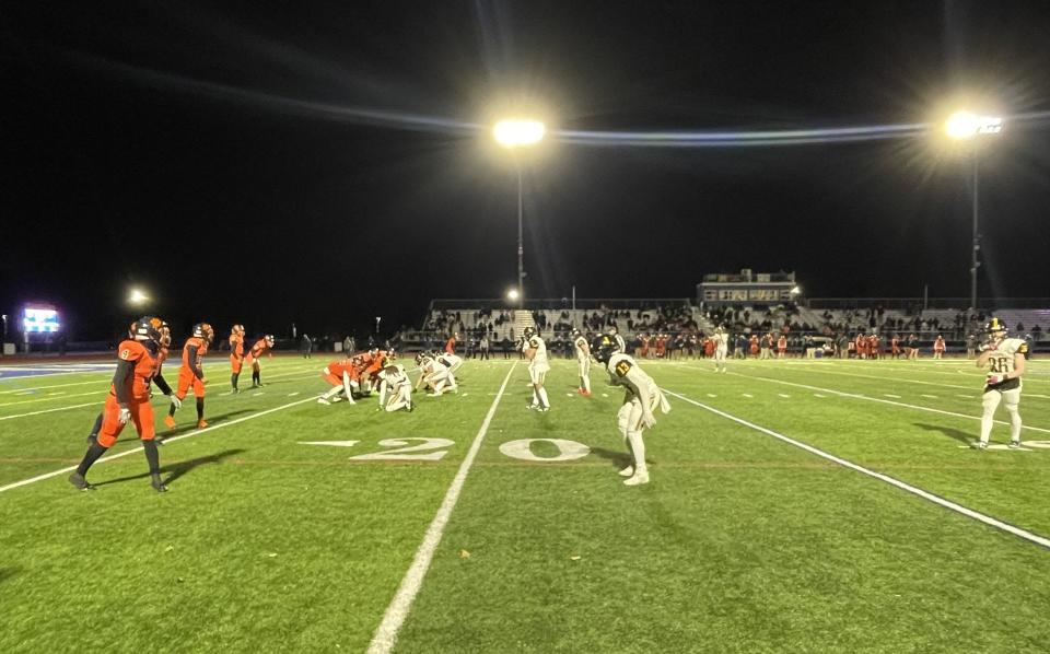 McQuaid's defense during one of the first plays of Bennett's game-winning, eight-yard drive with about four minutes remaining. Bennett would score as time expired.