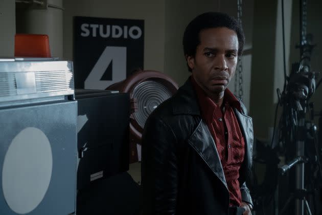 Huey P. Newton (Holland) is a man on the run in the bingeable yet frivolous 