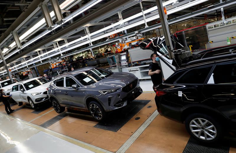 FILE PHOTO: Assembly line of the new Formentor car by SEAT Cupra, in Martorell