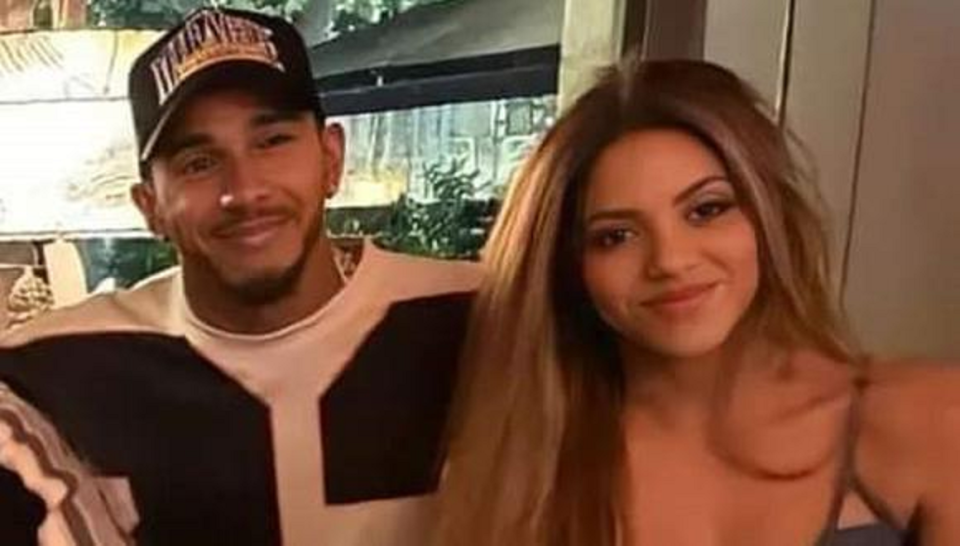 Lewis Hamilton y Shakira / Cortesía 