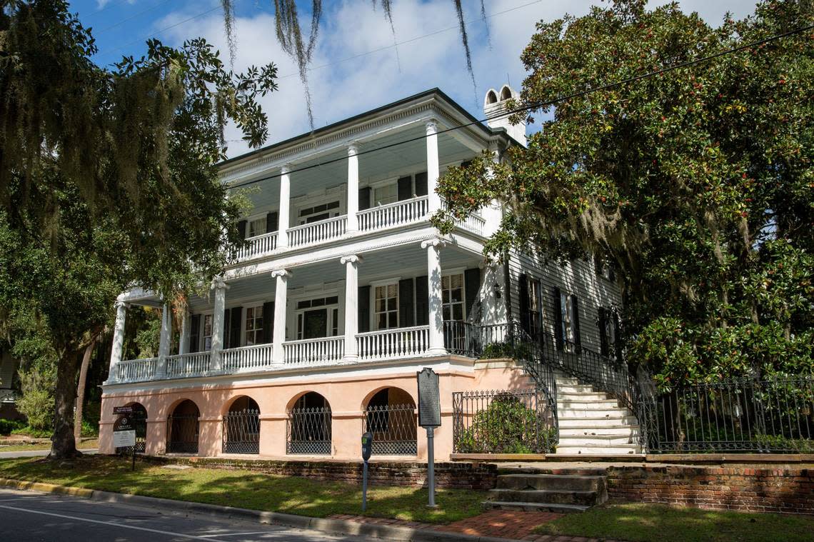 Milton Maxcy House at the corner of Church and Craven streets.