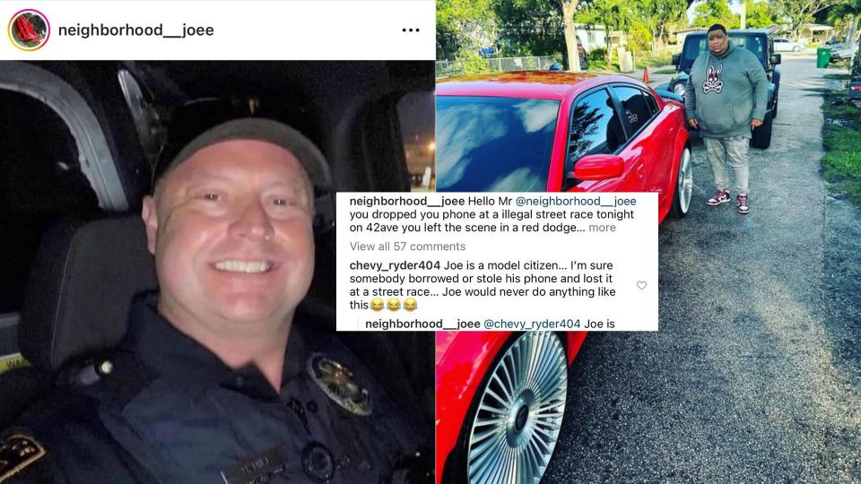 Florida Police Troll Guy Who Fled Illegal Street Race And Left His Phone