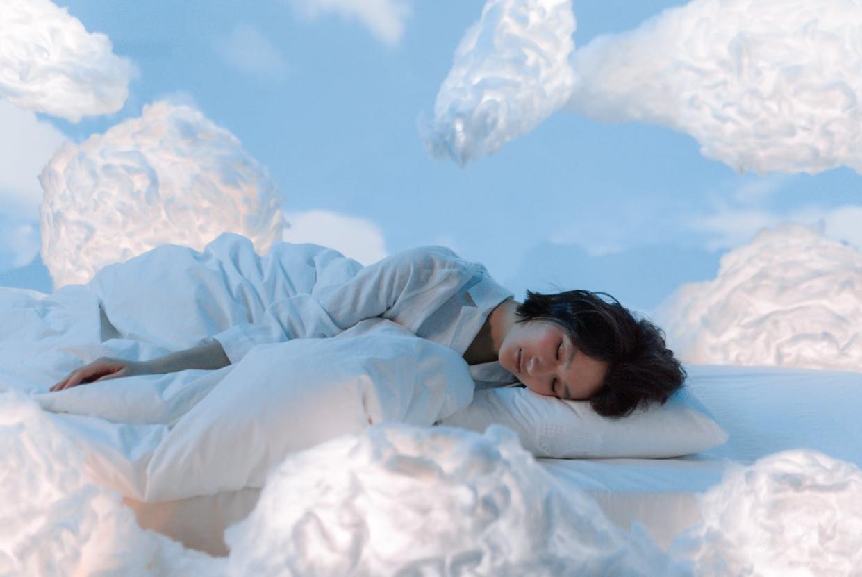 <a href="https://www.pexels.com/photo/photo-of-a-woman-sleeping-near-fluffy-clouds-8264248/" rel="nofollow noopener" target="_blank" data-ylk="slk:Pexel/Ron Lach;elm:context_link;itc:0;sec:content-canvas" class="link ">Pexel/Ron Lach</a>