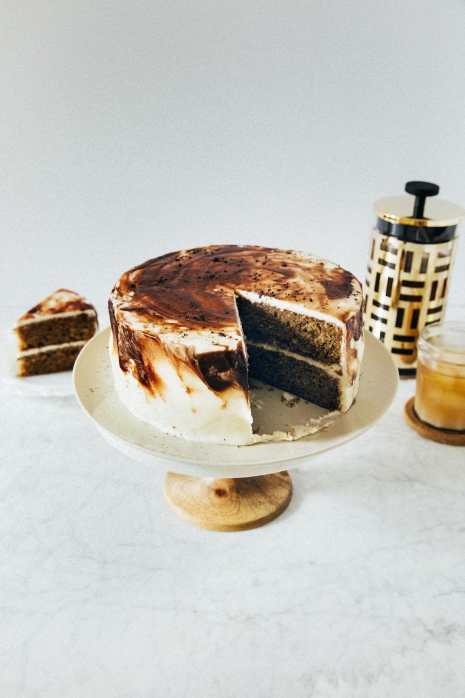 <strong>Get the <a href="https://www.hummingbirdhigh.com/2017/10/vietnamese-iced-coffee-cake.html" target="_blank" rel="noopener noreferrer">Vietnamese Iced Coffee Cake</a> recipe from Hummingbird High.</strong>