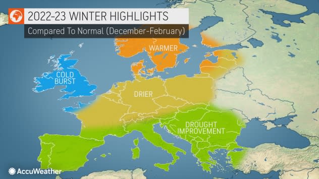 Accuweathers 2022 2023 Europe Winter Forecast 2529