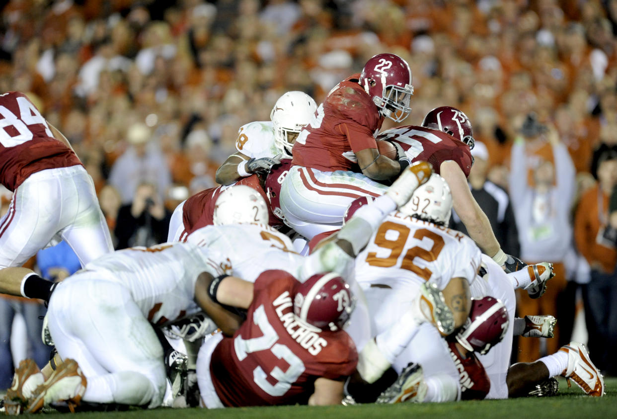 Alabama beat Texas on Jan. 7, 2010. (Getty)