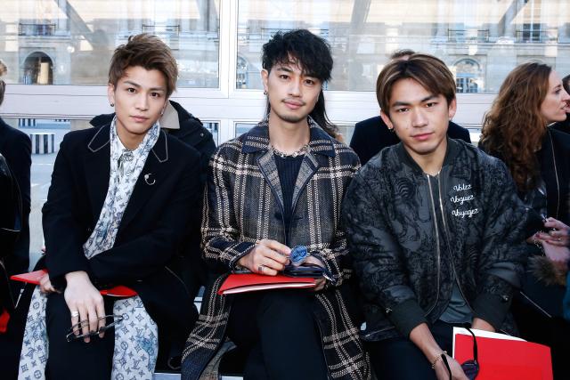 Exile's Takanori Iwata Sits Front Row at Virgil Abloh's First