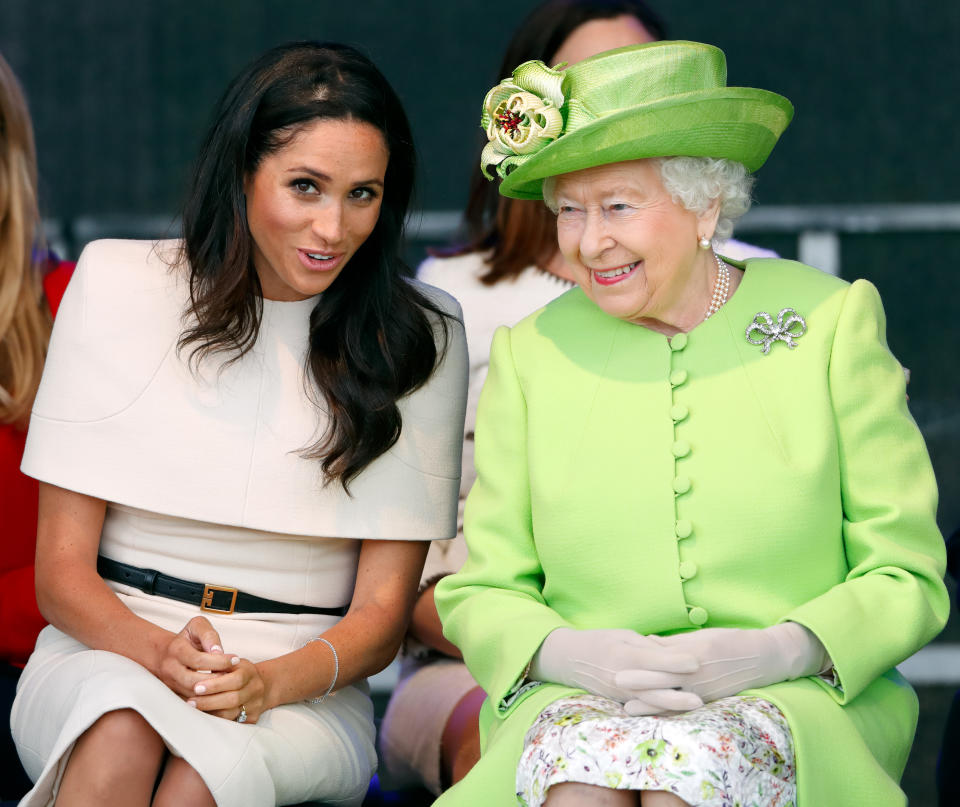 Meghan Markle will also reportedly talk about the Queen in the documentary. Photo: Getty Images